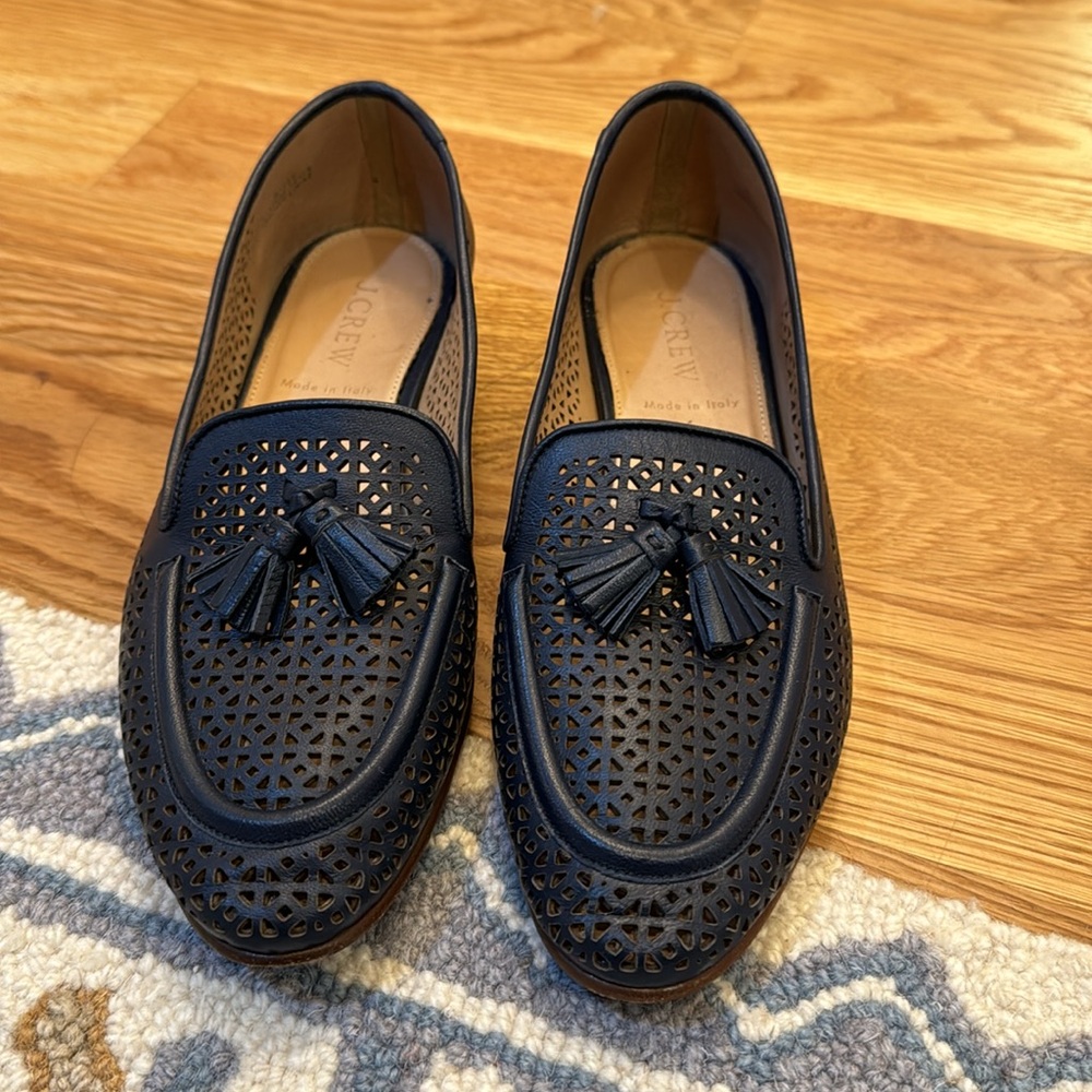 Jcrew loafers 6.5 navy